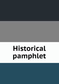 Historical pamphlet