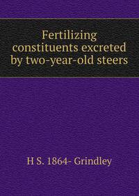 Fertilizing constituents excreted by two-year-old steers