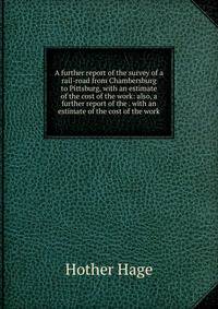 A further report of the survey of a rail-road from Chambersburg to Pittsburg, with an estimate of the cost of the work: also, a further report of the . with an estimate of the cost of the work