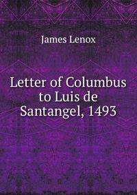 Letter of Columbus to Luis de Santangel, 1493