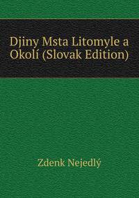 Djiny Msta Litomyle a Okoli (Slovak Edition)