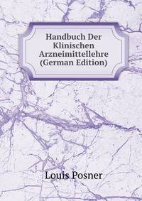 Handbuch Der Klinischen Arzneimittellehre (German Edition)