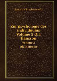 Zur psychologie des individuums