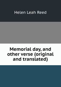 Memorial day, and other verse (original and translated)