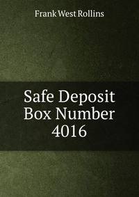 Safe Deposit Box Number 4016