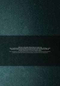 Speeches on the public affairs of the last twentz year