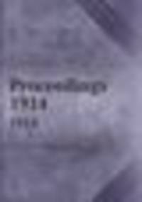 Proceedings. 1914