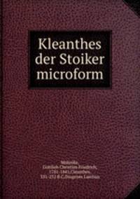 Kleanthes der Stoiker microform