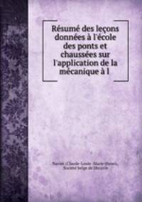 Resume des lecons donnees a l