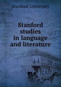 Stanford studies in language and literature
