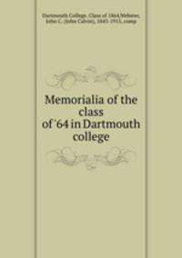 Memorialia of the class of 