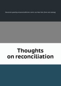 Thoughts on reconciliation