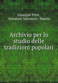 Archivio per lo studio delle tradizioni popolari