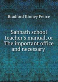 Sabbath school teacher