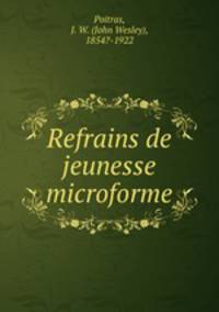 Refrains de jeunesse microforme
