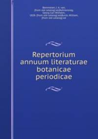 Repertorium annuum literaturae botanicae periodicae