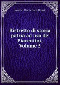 Ristretto di storia patria ad uso de