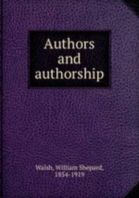 Authors and authorship