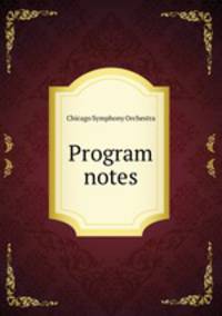Program notes