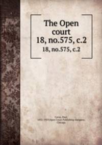The Open court. 18, no.575, c.2