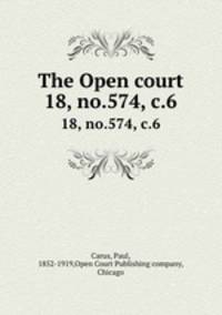The Open court. 18, no.574, c.6