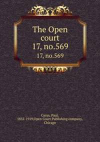 The Open court. 17, no.569