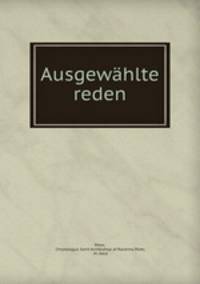 Ausgewahlte reden.