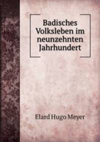 Badisches Volksleben im neunzehnten Jahrhundert