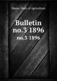 Bulletin. no.3 1896