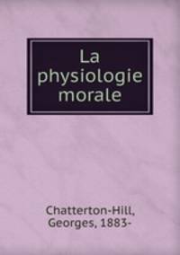 La physiologie morale