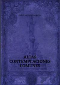 ALTAS CONTEMPLACIONES COMUNES