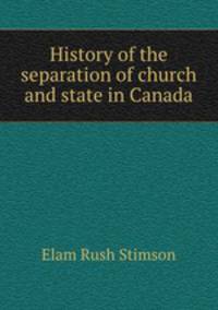 History of the separation of church and state in Canada