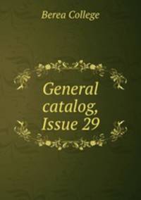 General catalog, Issue 29