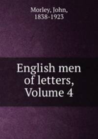 English men of letters, Volume 4