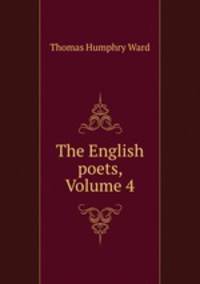 The English poets, Volume 4