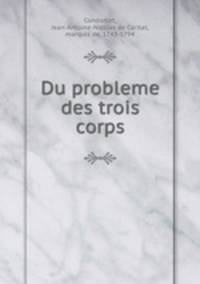 Du probleme des trois corps