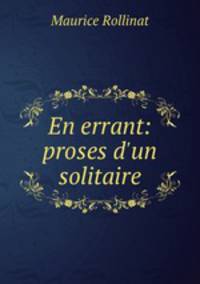 En errant: proses d