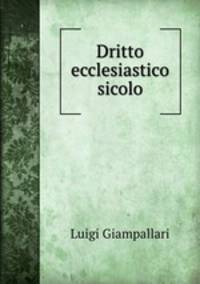 Dritto ecclesiastico sicolo