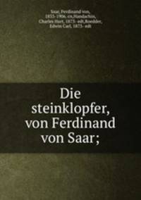 Die steinklopfer. von Ferdinand von Saar