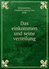 Das einkommen und seine verteilung