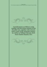 Considerations on Milton
