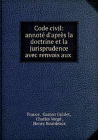 Code civil: annote d