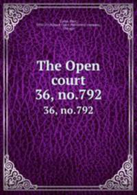 The Open court. 36, no.792