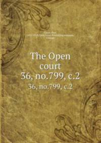 The Open court. 36, no.799, c.2