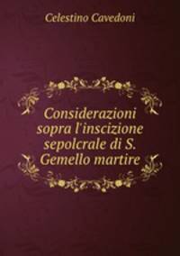 Considerazioni sopra l