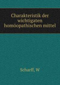 Charakteristik der wichtigaten homoopathischen mittel