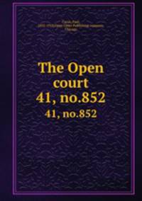 The Open court. 41, no.852
