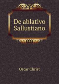 De ablativo Sallustiano