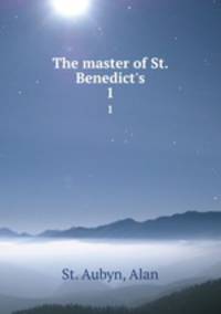 The master of St. Benedict`s. 1