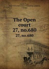 The Open court. 27, no.680